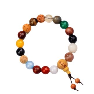 18-Perlen Mala Armband / Vielseitige Buddhistische Gebetskette (Unisex)