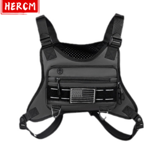 Taktische Outdoor-Brusttasche | Multifunktionale Lauf- & Trekking-Brusttasche | Herren Sport & Handy Tasche