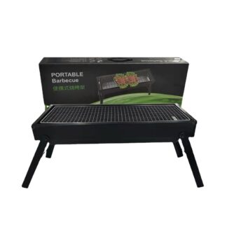 Tragbarer Faltbarer Holzkohlegrill für Outdoor & Camping|Leichter Klappgrill für Zuhause und unterwegs