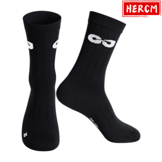 Outdoor Radsport Socken Schnelltrocknende, atmungsaktive Mittelschaft-Sportsocken Leichte, antibakterielle & elastische Baumwollsocken