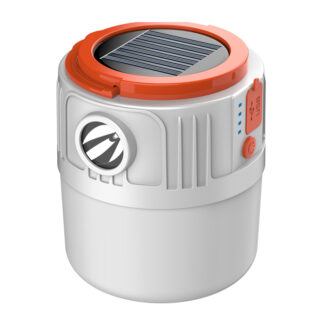 Solar Campinglampe LED – Tragbare Outdoor Notleuchte mit USB-Ladung, Fernbedienung & Sprachsteuerung, Duale Lichtquelle