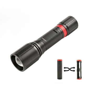 Ultrahelle LED Taschenlampe 1000 Lumen – IP67 Wasserdicht, Zoomfunktion, Powerbank, Lange Laufzeit für Outdoor & Notfälle
